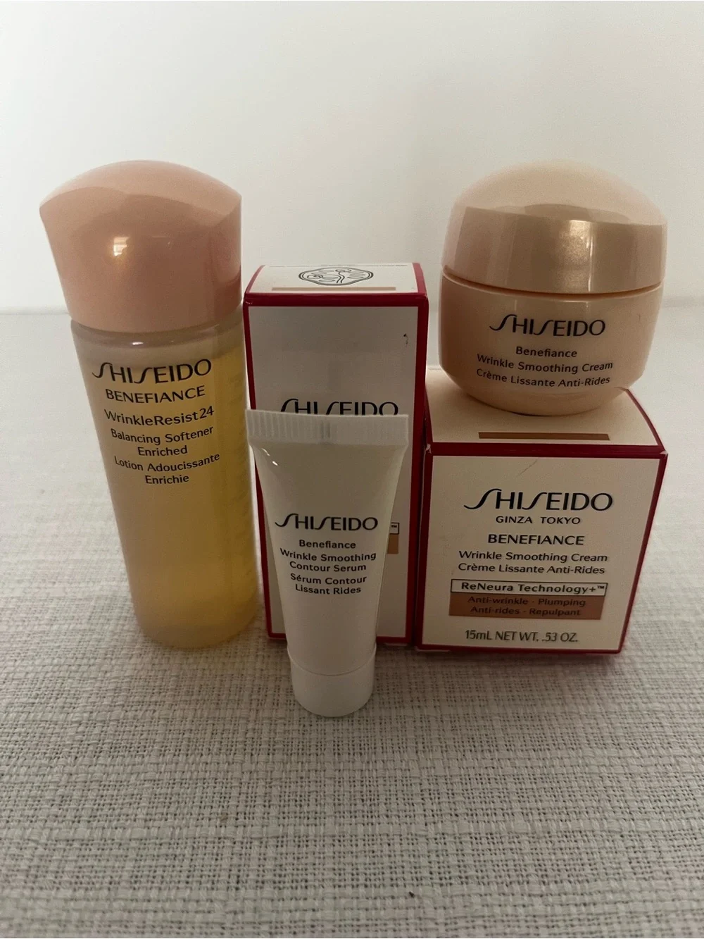Shiseido Benefiance Deluxe Samples (3), travel size NWT